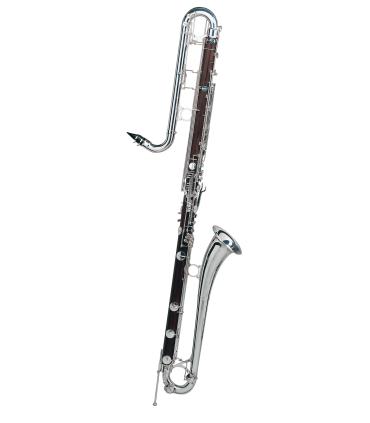 Clarinete Contrabajo 28 Plateado